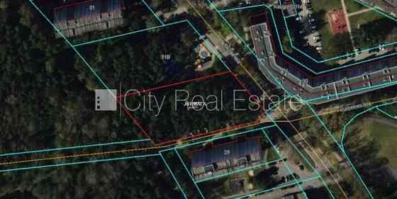 Территория соснового парка с разрешённой площадью под строительство, возможна Jūrmala