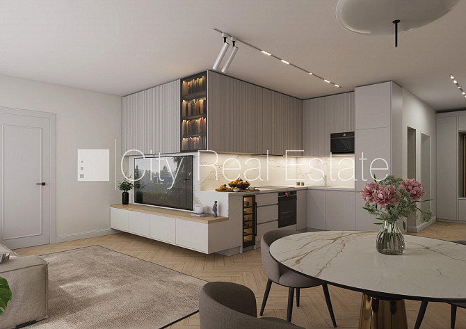 Проект - Kalpaka Residence, вход со двора, балкон, терасса, изолированные комнаты 2 шт., Рига - изображение 2