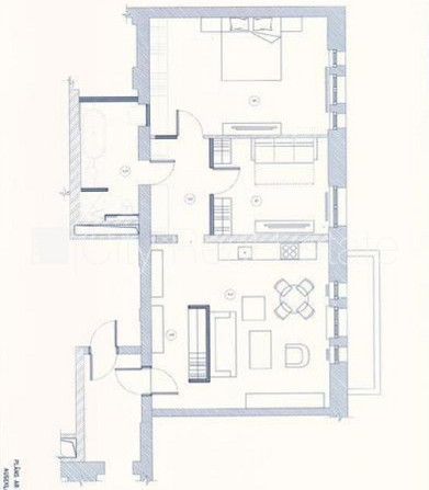Реновированный дом, место для машины, лифт, балкон, количество спален 2 шт., Рига - изображение 11