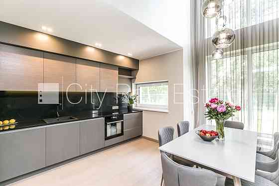 Рядный дом, новостройка, благоустроенная озеленённая территория, территория Рига