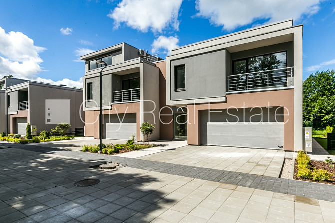 Рядный дом, новостройка, благоустроенная озеленённая территория, территория Рига - изображение 3