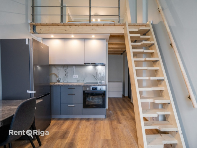 Pieejams unikāls lofta tipa dzīvoklis jaunajā projektā Katolu ielā 11  ar augstvērtīgu Rīga - foto 5