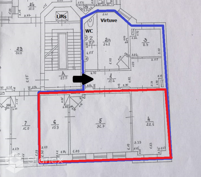 Iznomā biroja telpas Rīgas centrā prestižā jūgendstila ēkā Citadeles ielā 2 (blakus Rīga - foto 19