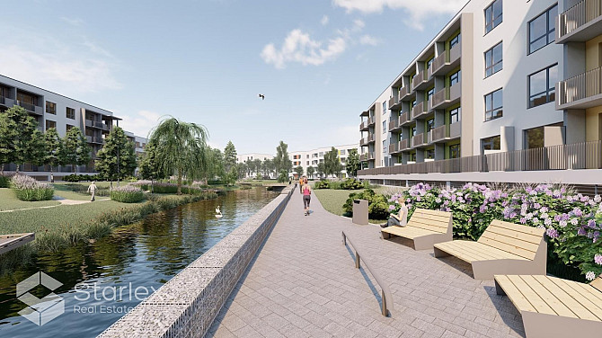 Очаровательная трехкомнатная квартира с балконом на берегу озера Югла.  Дом сдан Рига - изображение 16