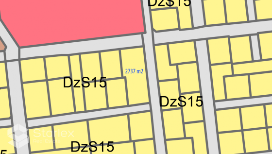Pārdod zemes gabalu ar platību 2737 m2 Rūpniecības ielā 8, Kauguros. Centrāla atrašanās vieta Kaugur Юрмала