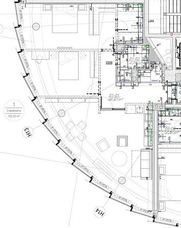 Zunda Towers-многофункциональный комплекс, который включает в себя 336 жилых Рига - изображение 17