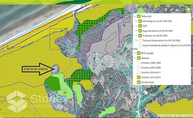 Pārdod zemes īpašumu ar kopējo platību 3,79 ha Mazirbē, pirmajā līnijā no jūras. Lielisks Talsi un novads - foto 7