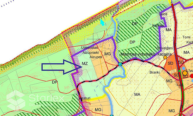 Pārdod zemes īpašumu ar kopējo platību 3,79 ha Mazirbē, pirmajā līnijā no jūras. Lielisks Talsi un novads - foto 8