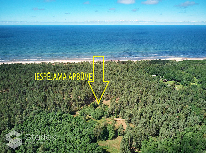 Pārdod zemes īpašumu ar kopējo platību 3,79 ha Mazirbē, pirmajā līnijā no jūras. Lielisks Talsi un novads - foto 3