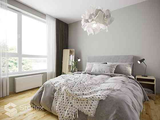 Очаровательная двухкомнатная квартира с балконом на берегу озера Югла.  Дом сдан Rīga