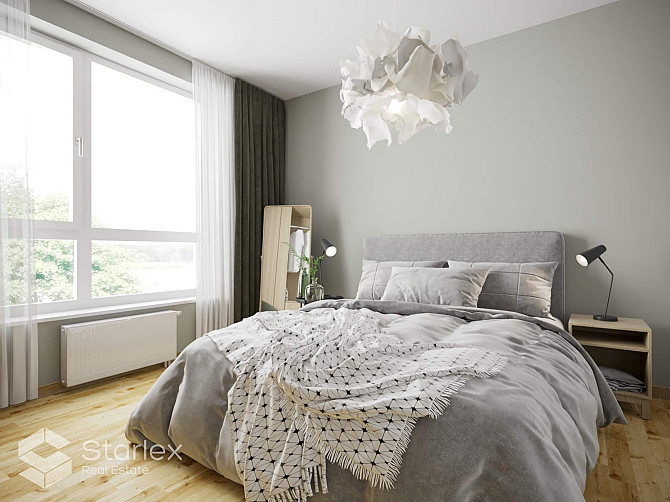 Burvīgs divistabu dzīvoklis ar balkonu pie Juglas ezera.  Māja nodota ekspluatācijā, Rīga - foto 4