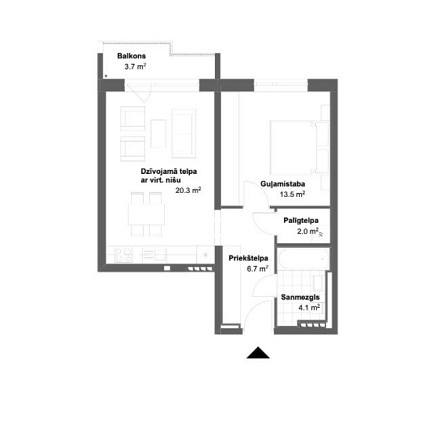 Burvīgs divistabu dzīvoklis ar balkonu pie Juglas ezera.  Māja nodota ekspluatācijā, Rīga - foto 16