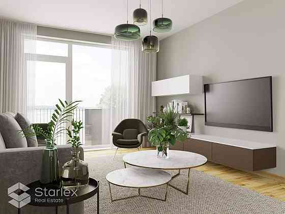 Очаровательная двухкомнатная квартира с балконом на берегу озера Югла.  Дом сдан Rīga