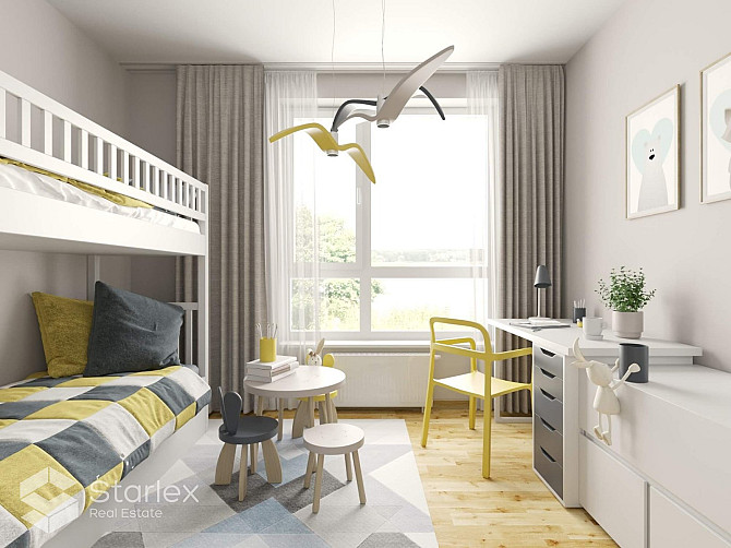 Burvīgs divistabu dzīvoklis ar balkonu pie Juglas ezera.  Māja nodota ekspluatācijā, Rīga - foto 7