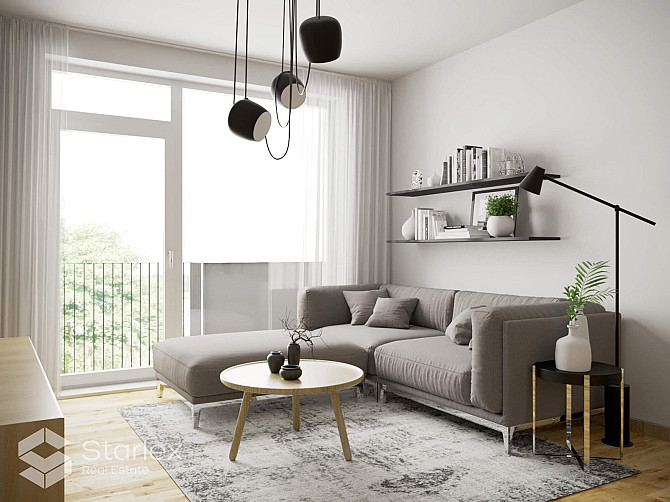 Burvīgs trīsistabu dzīvoklis ar balkonu pie Juglas ezera. Divas guļamistabas un divi sanmezgli, Rīga - foto 11