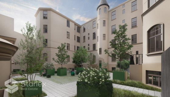 Две смежные, но отдельные квартиры  лучший вариант: 5-8 (15,4 кв. м и 61 600 евро) и 5-7 (15,3 Rīga