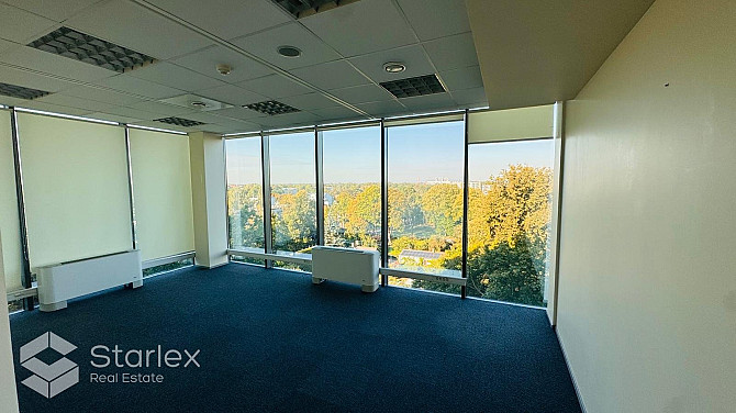 Biroja telpas ar panorāmas skatu uz Daugavu un Rīgu. Augstais stāvs.Augstas klases biroju ēka. Rīga - foto 5