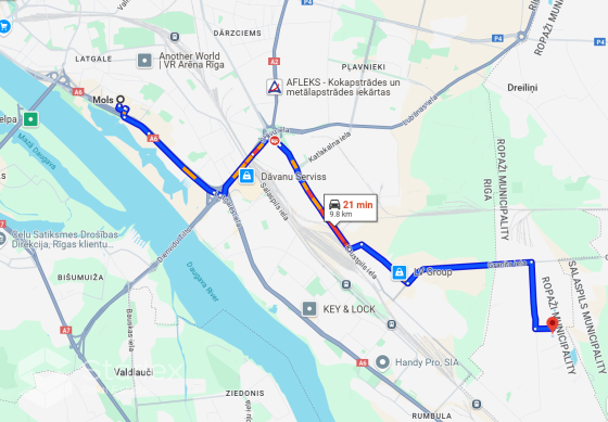 Продается большой земельный участок в Стопиньском районе, Румбула, улица Гетлиню Рижский район