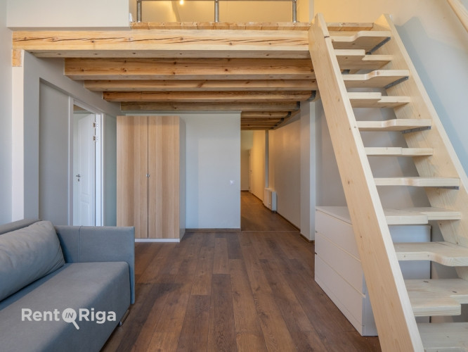 Pieejams unikāls lofta tipa dzīvoklis jaunajā projektā Katolu ielā 11  ar augstvērtīgu Rīga - foto 6