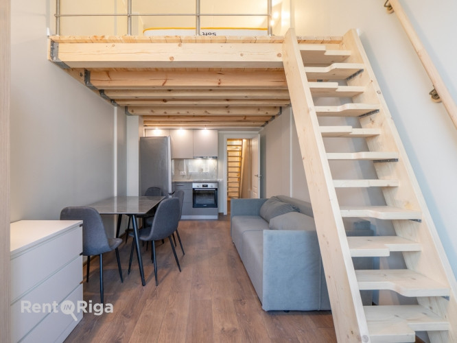 Pieejams unikāls lofta tipa dzīvoklis jaunajā projektā Katolu ielā 11  ar augstvērtīgu Rīga - foto 4