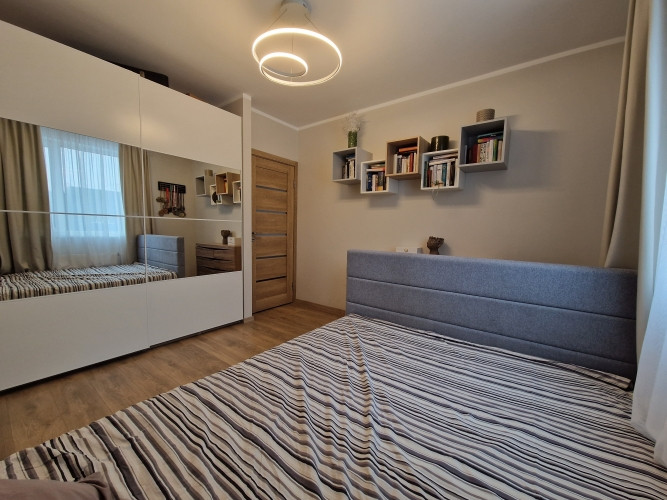 Ilgtermiņā izīrē mājīgu, pilnībā mēbelētu 2-istabu dzīvokli jaunajā projektā Rīga - foto 7