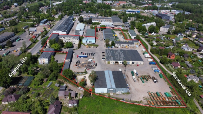 Noliktavu un biroju komplekss Krustpils ielā 121.  Remus Elektro teritorija. Noliktavu platība - Rīga - foto 1