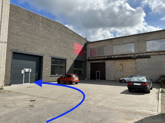 Apkurināmās ražošanas/noliktavas telpas ar telferi 10 t.  Brīvības gatve 201, pretī 