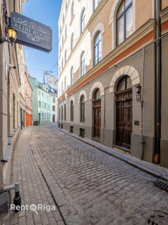 Kluss un saulains 2-stāvu dzīvoklis ar terasi, saunu un 2 kamīniem.  Pirmajā līmenī ir Rīga - foto 2