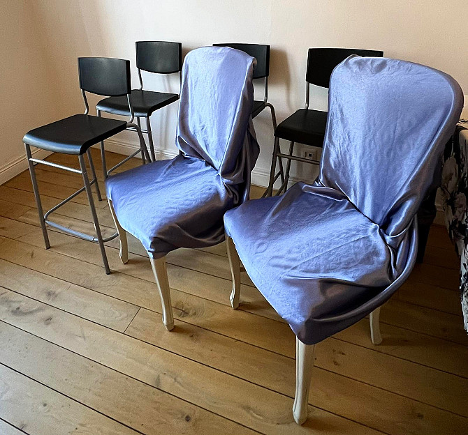 Стулья 6 шт. Вецрига самовывоз.
Все стулья очень прочные и крепкие.
Все 6 шт вместе - 35 евро.... Rīga - foto 2