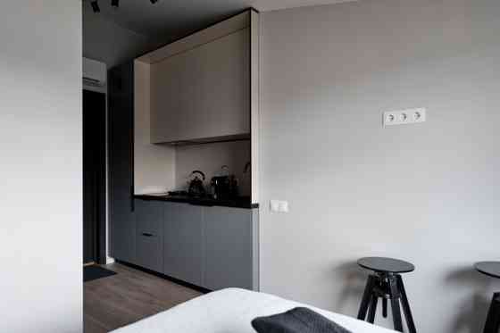 Студия с продуманным до мелочей дизайном и комфортом, который ощущается в каждом Rīga