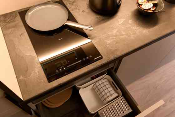 Студия с продуманным до мелочей дизайном и комфортом, который ощущается в каждом Rīga