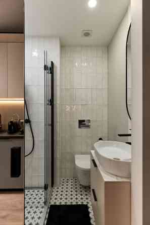 Студия с продуманным до мелочей дизайном и комфортом, который ощущается в каждом Rīga