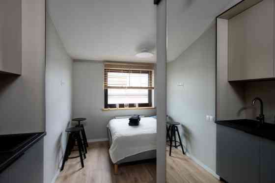 Студия с продуманным до мелочей дизайном и комфортом, который ощущается в каждом Rīga