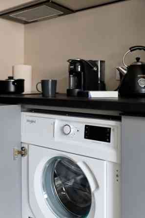 Студия с продуманным до мелочей дизайном и комфортом, который ощущается в каждом Rīga