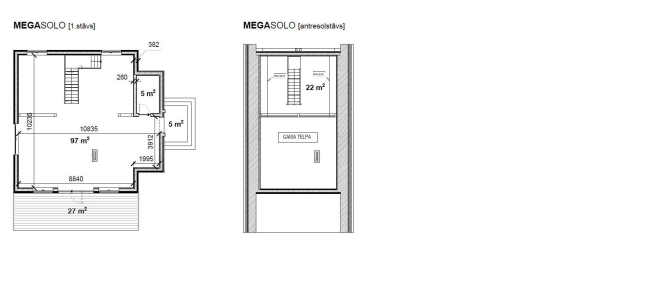 Unikāla energoefektīva Šalet (A+) māja ar pakāpeniskas paplašināšanas iespēju unikālā vietā starp... Другой - изображение 10