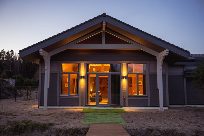 Unikāla energoefektīva Šalet (A+) māja ar pakāpeniskas paplašināšanas iespēju unikālā vietā starp... Другой - изображение 7