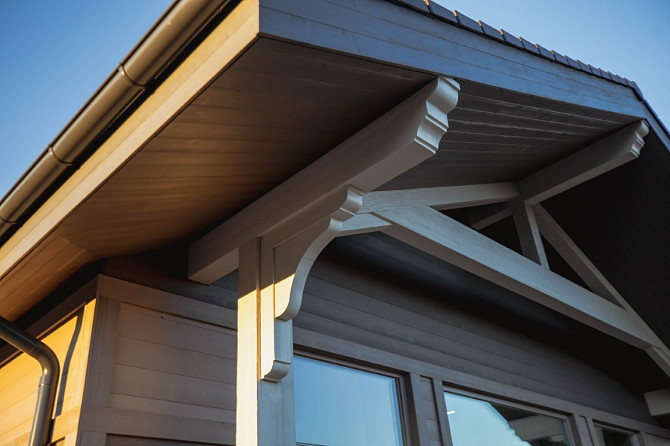 Unikāla energoefektīva Šalet (A+) māja ar pakāpeniskas paplašināšanas iespēju unikālā vietā starp... Другой - изображение 8