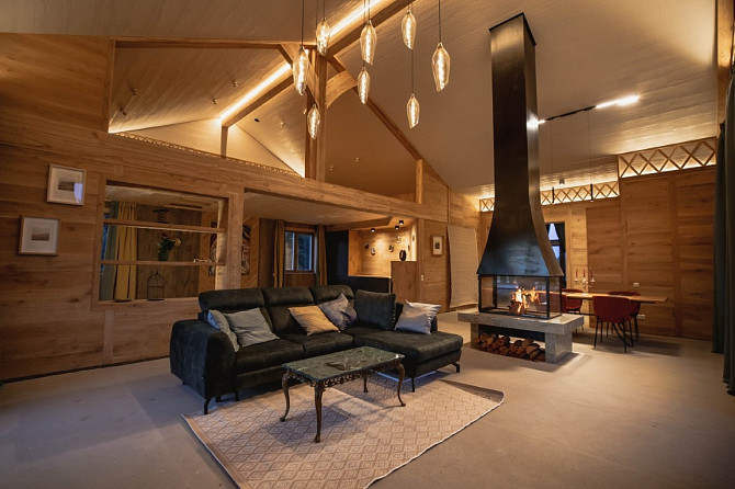 Unikāla energoefektīva Šalet (A+) māja ar pakāpeniskas paplašināšanas iespēju unikālā vietā starp... Другой - изображение 1