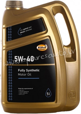 ALBFS5L - ALB eļļa 5W-40 pilnīgi sintētiska universāla 5 L - Motoreļļa - UNSORTED AUTO PIEDERUMI Рига - изображение 1