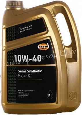 ALBSS5L - ALB eļļa 10W-40 pussintētiska universāla 5 L - Motoreļļa - UNSORTED AUTO PIEDERUMI Рига