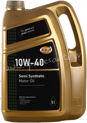 ALBSS5L - ALB eļļa 10W-40 pussintētiska universāla 5 L - Motoreļļa - UNSORTED AUTO PIEDERUMI Rīga - foto 1