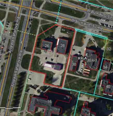 Коммерческий объект со стабильным денежным потоком.  - Земельный участок  7153 кв.м. Rīga