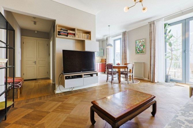 3 istabu dzīvoklis vienā no prestižākajām vietām Rīgā- Ķīpsalā.   Šī apkaime izceļas Rīga - foto 5