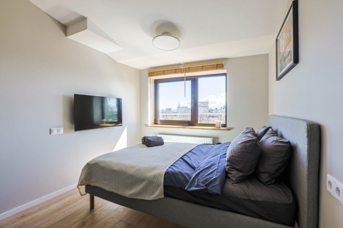 Сдается стильная квартира-студия в центре Риги.  Полностью новая  отличная Рига - изображение 4