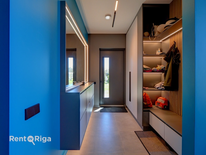 Izīrē modernu jaunbūvi Salaspilī ar saules paneļiem!  Tiek piedāvāta izīrēšanai moderna Salaspils - foto 9