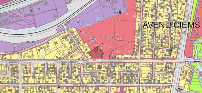 Zemes gabals Jelgavā ar P zonējumu.  Pārdod zemes gabalu Platones ielā 32. Platība 0.4705 ha Jelgava un novads - foto 4