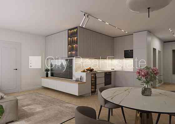 Проект - Kalpaka Residence, вход со двора, балкон, терасса, изолированные комнаты 2 шт., Рига