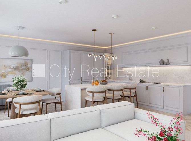 Проект - Kalpaka Residence, фасадный дом, реновированный дом, кирпичные стены, Рига - изображение 1
