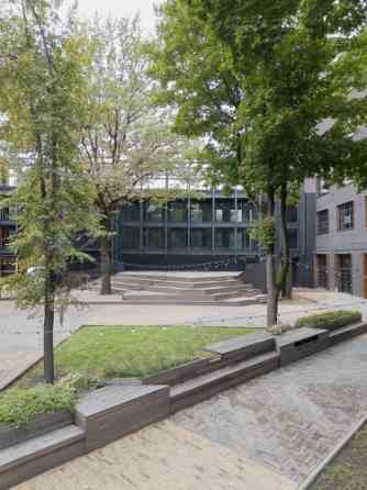 A unique designer office in an urban setting  large windows, spacious terraces, and a convenient loc Рига