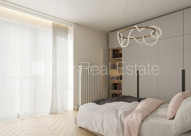 Проект - Kalpaka Residence, вход со двора, балкон, терасса, изолированные комнаты 2 шт., Рига - изображение 3